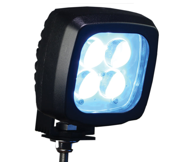 Big Blue Pedestrian Warning Spotlight