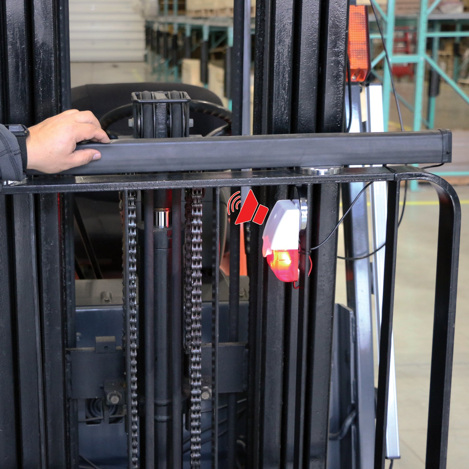 Forklift Load Backrest Alarm Forklift Load Backrest Alarm