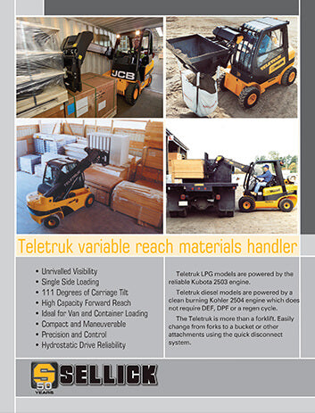 Sellick Teletruk Forklifts Brochure Download