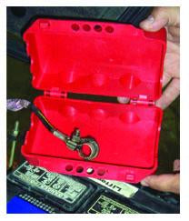 Lock-out Box for Lock-out Tag-out Procedures - Forklift Training Safety Products