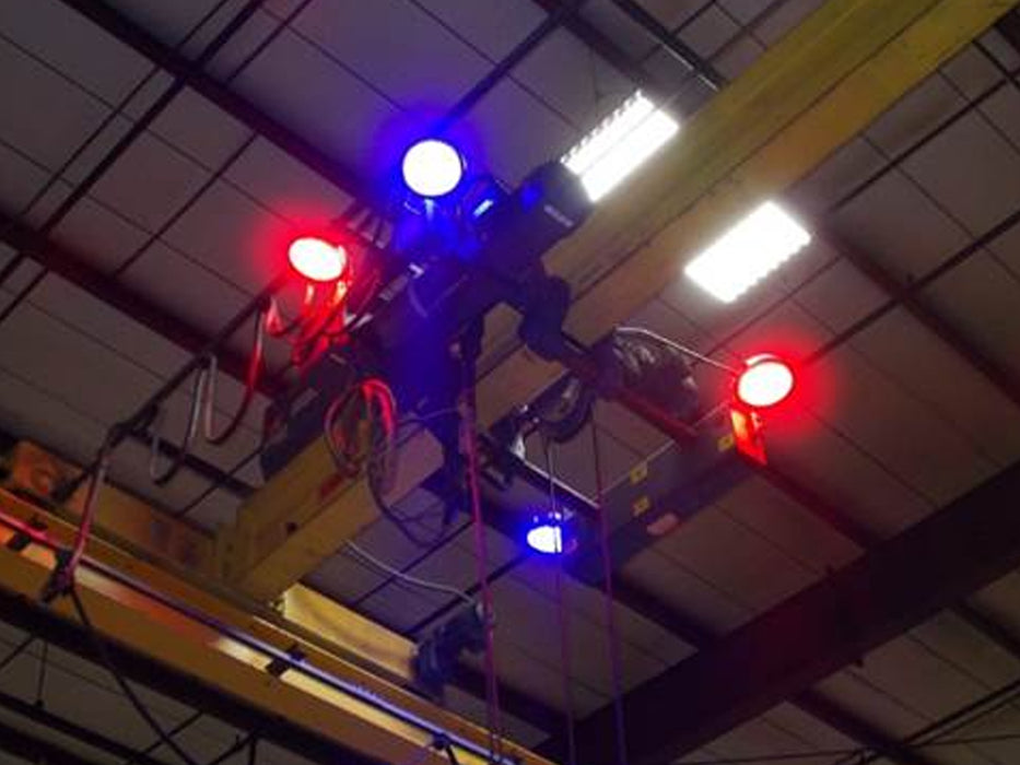 Overhead Crane LED Pedestrian Warning Light