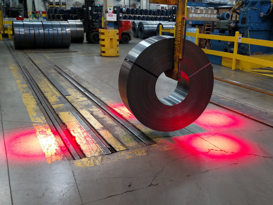 Overhead Crane LED Pedestrian Warning Light