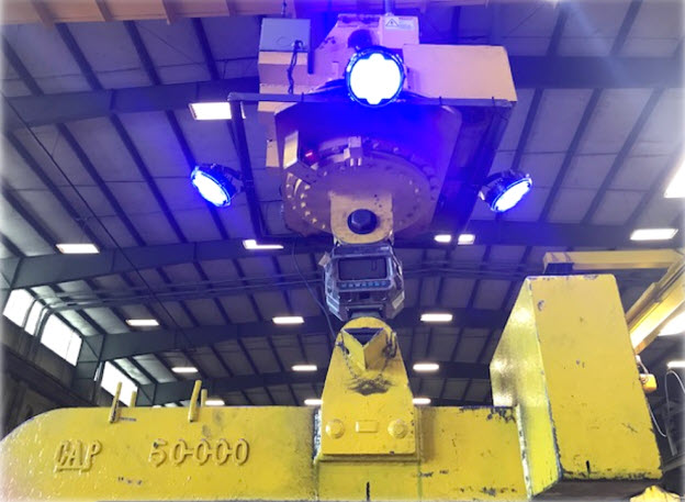 Overhead Crane LED Pedestrian Warning Light