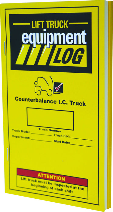 Lift Truck Log Refill Book - Forklift Training Safety Products