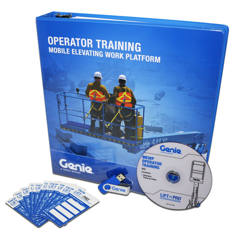 Genie® Aerial Elevated Work Platform DVD Training Kit - Forklift Training Safety Products