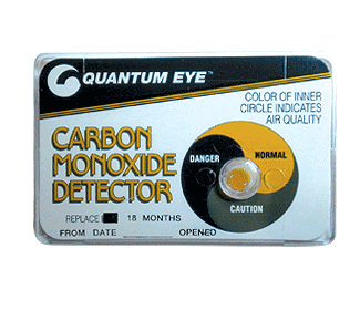 Carbon Monoxide Detector Card - Forklift Training Safety Products