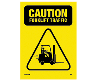 Safety Sign - Forklift Training Safety Products
